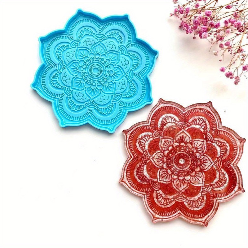 Mandala Coaster Silicone Mold  - Resin Art Tray recension och pris