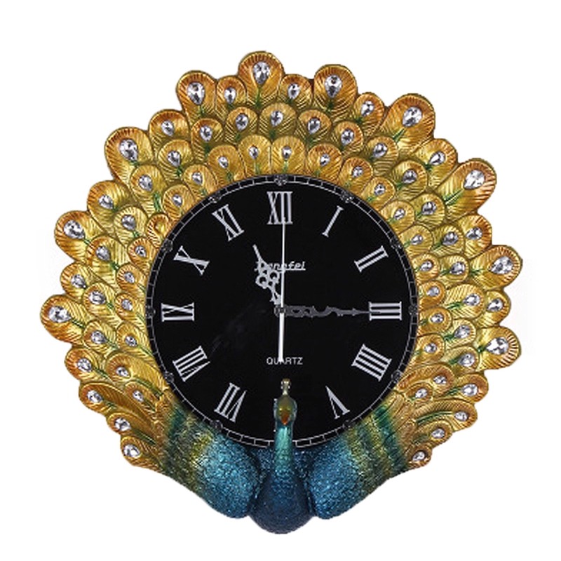 Vintage High-End Decorative Wa - Resin Art Wall Clock recension och pris