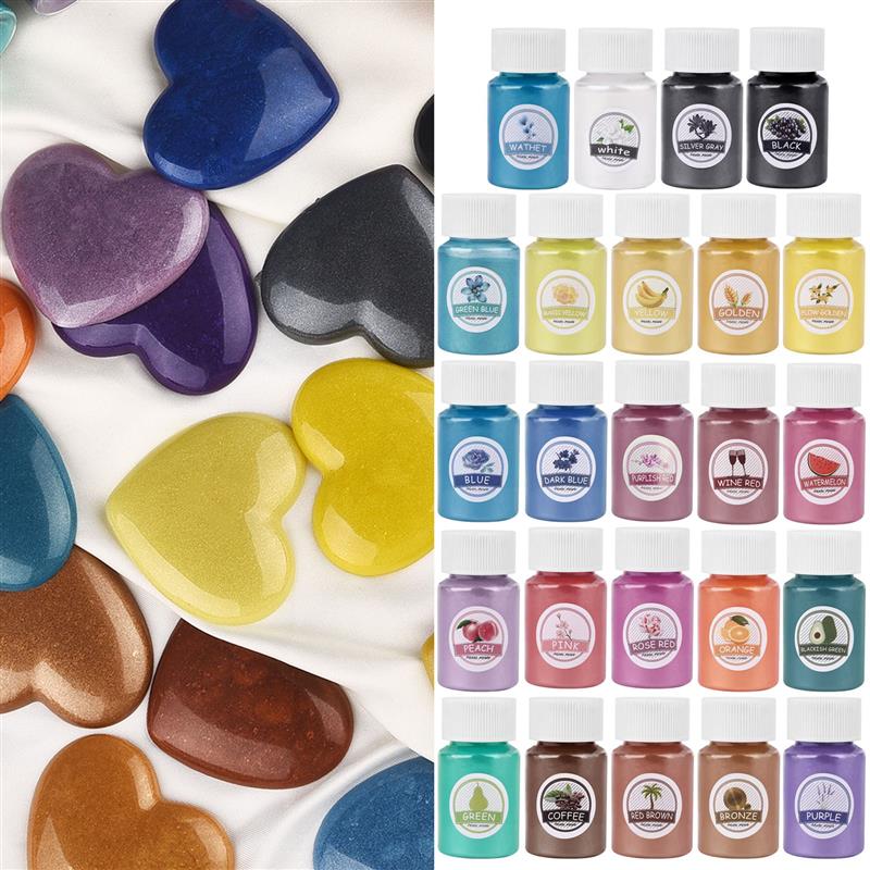 24Colors Epoxy Resin Dye Mica  - Resin Dye Opaque recension och pris