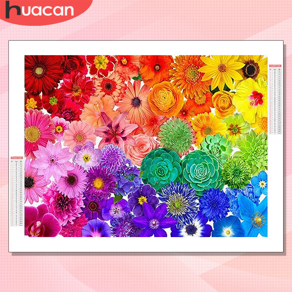 HUACAN Diamond Art Kits Flower - Resin Art Of Rose recension och pris