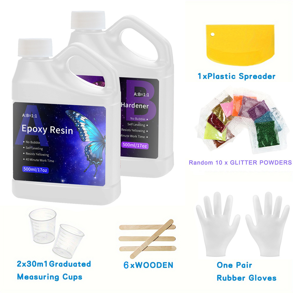 New upgrad 1:1 Epoxy Resin Cry - Resin Art Easy recension och pris