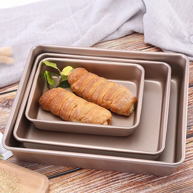Rectangle Carbon Steel Cake Ba - Tray Mold Rectangle recension och pris