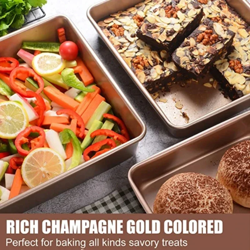 Rectangle Carbon Steel Cake Ba - Tray Mold Rectangle recension och pris