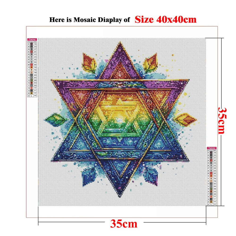 DIY Diamond Painting Star of D - Resin Art Wallpaper recension och pris