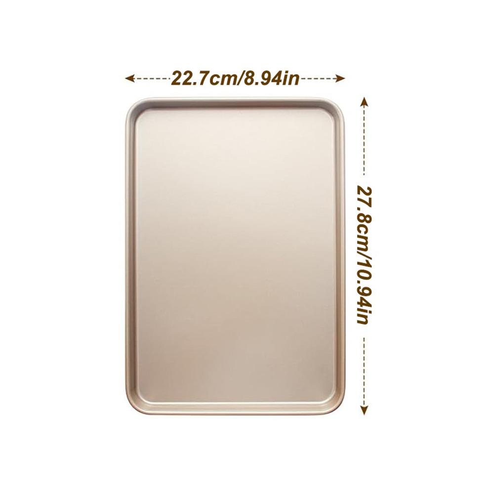 Gold 9/11/13inch Oven Baking P - Tray Mold Rectangle recension och pris