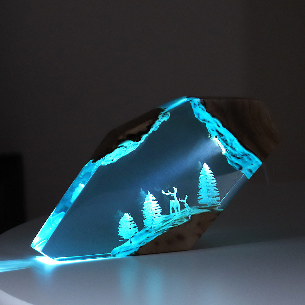 Forest Fairy Deer Desktop Art  - Resin Art And Craft recension och pris