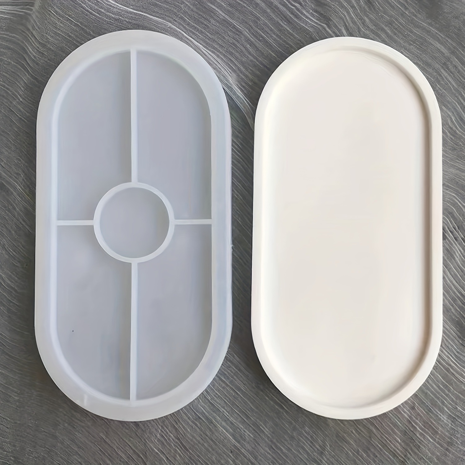 1pc Oval Coaster Epoxy Resin C - Resin Art Tray recension och pris