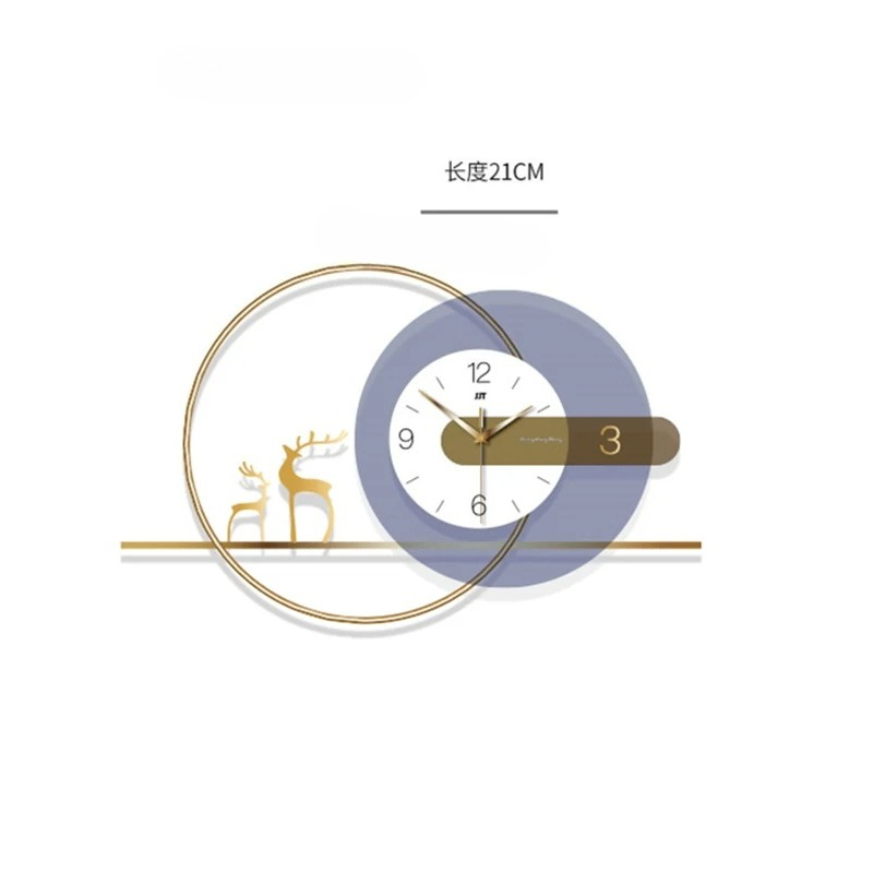 Modern Metal Wall Clocks Livin - Resin Art Wall Clock recension och pris