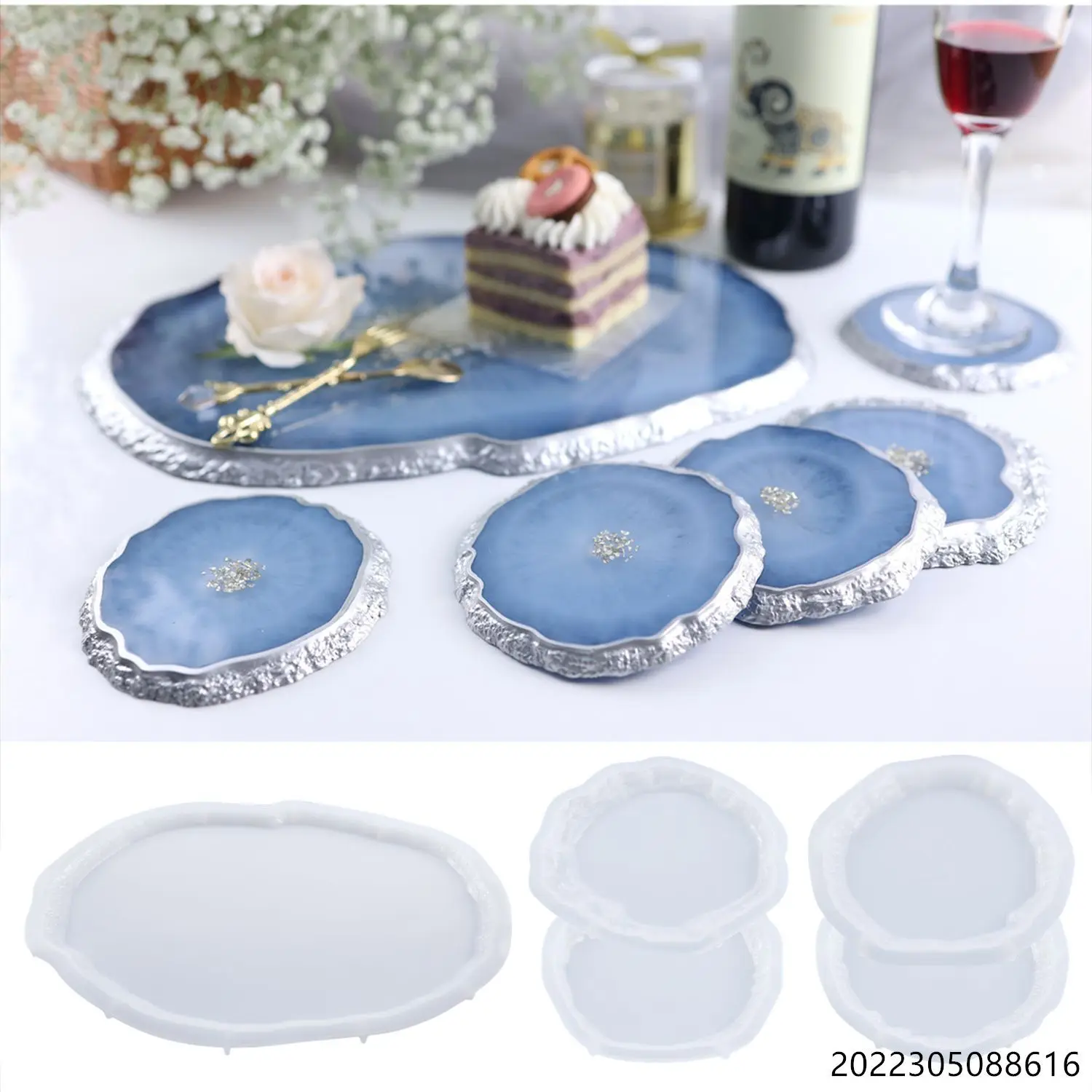 DIY Crystal Epoxy Resin Mold I - Resin Art Tray recension och pris