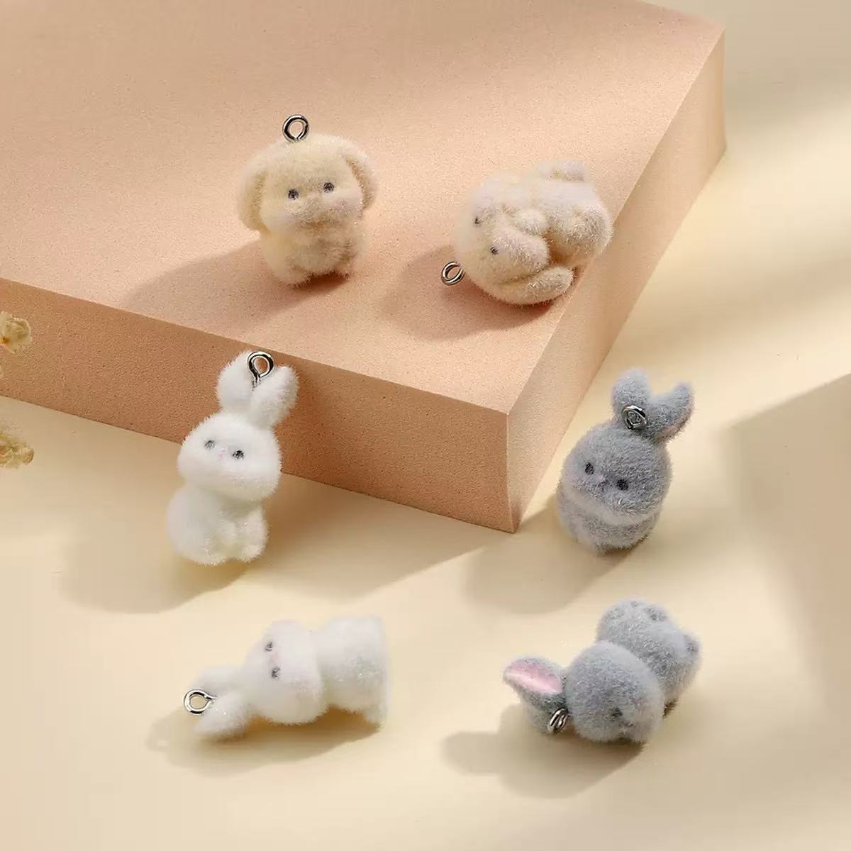 10pcs Flocking Little Rabbit R - Resin Art Supplies Near Me recension och pris