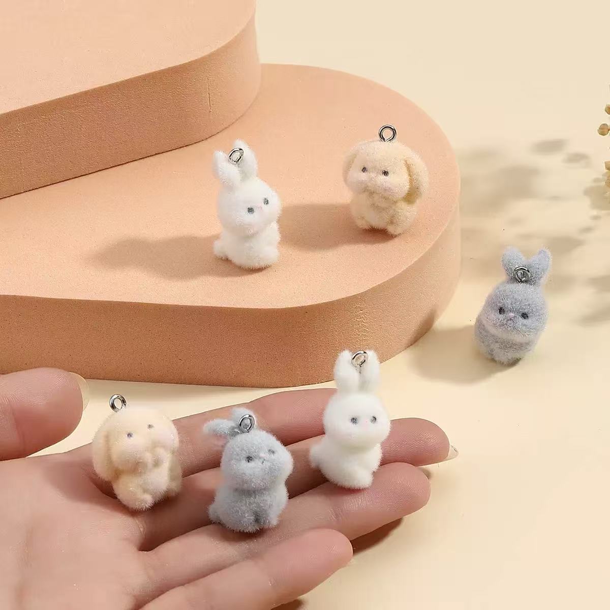 10pcs Flocking Little Rabbit R - Resin Art Supplies Near Me recension och pris