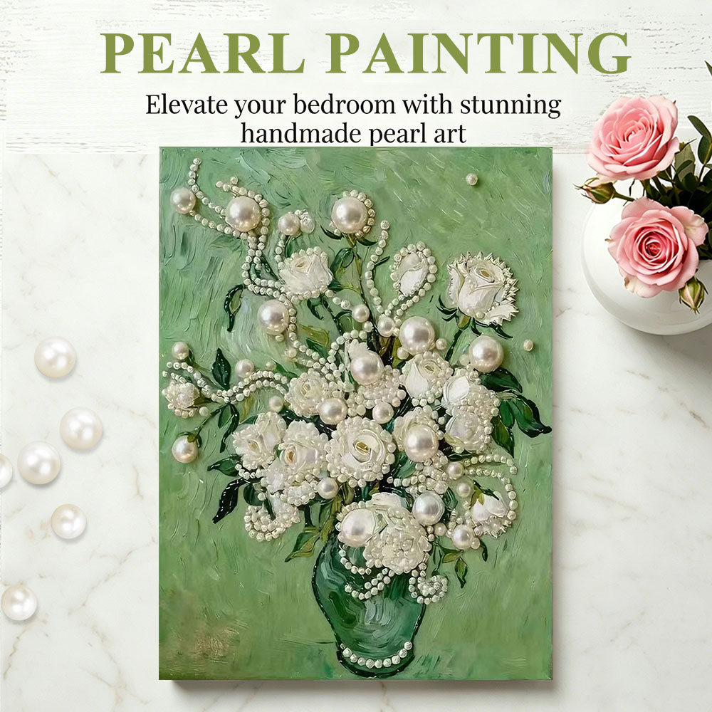 Huacan DIY Pearl Art Painting  - Resin Art Of Rose recension och pris