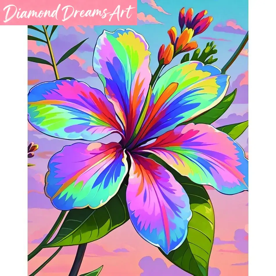 Frameless, Colorful Lily 5d Di - Resin Art Ideas recension och pris