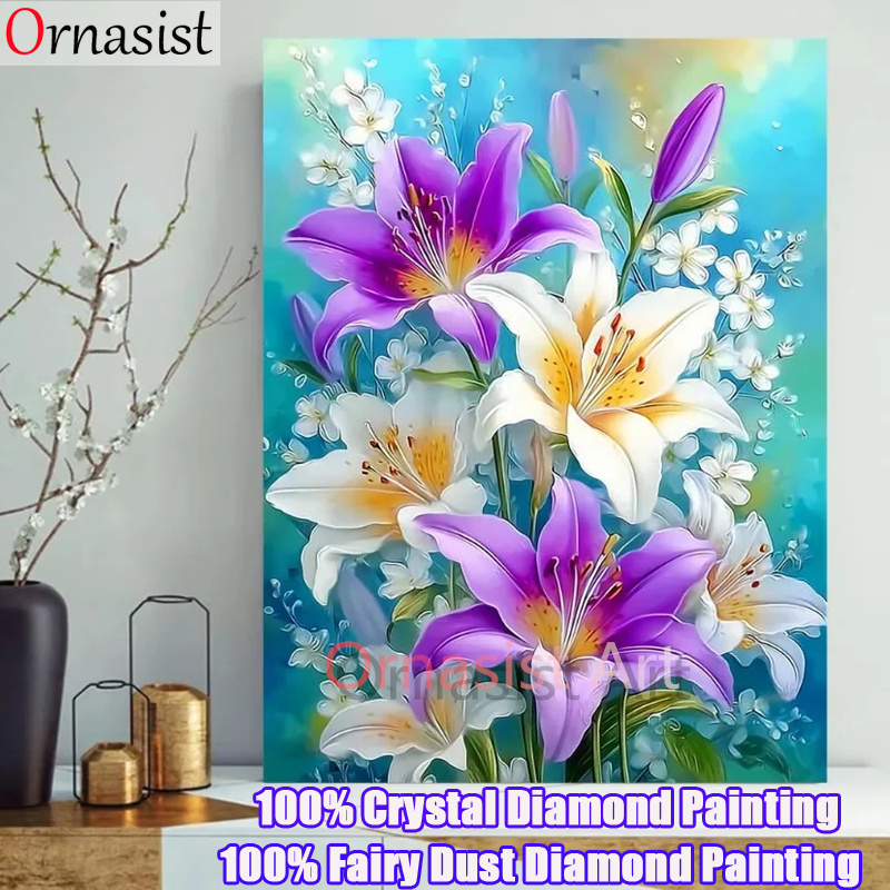 Full Crystal Diamond Mosaic Ar - Resin Art Wallpaper recension och pris